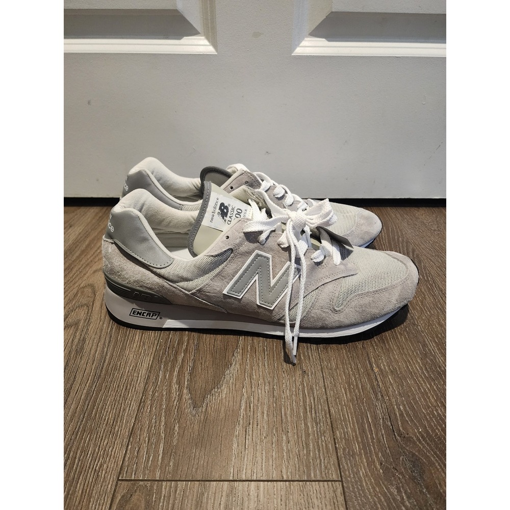 New Balance 1300 Classic Made in USA Grey White Sneakers U1300GY Mens 14
